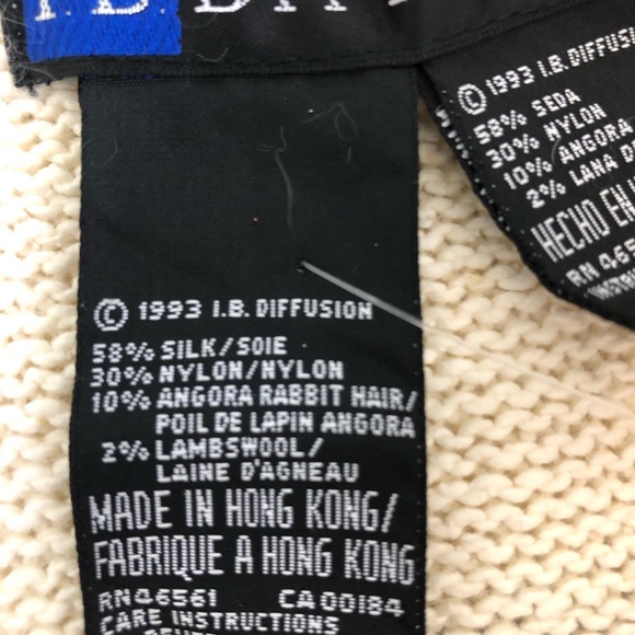 I.B. Diffusion VTG Sweater w/Florette Design Large - Picture 6 of 8